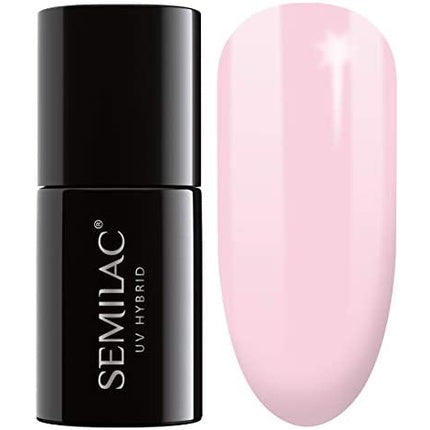 Lac de unghii, Semilac, Delicate French Pink, 7ml