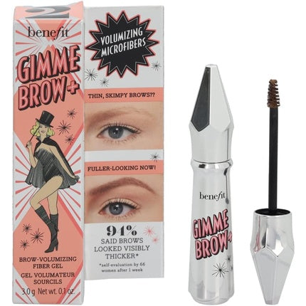 Gel pentru sprâncene, Benefit, Gimme Brow+, brun