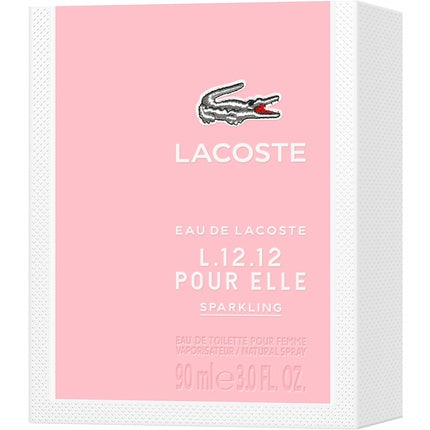Eau de Toilette, Lacoste, L.12.12 Sparkling, roz, 90ml