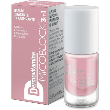 Lac de unghii, Dermovitamina, Micoblock, roz nude