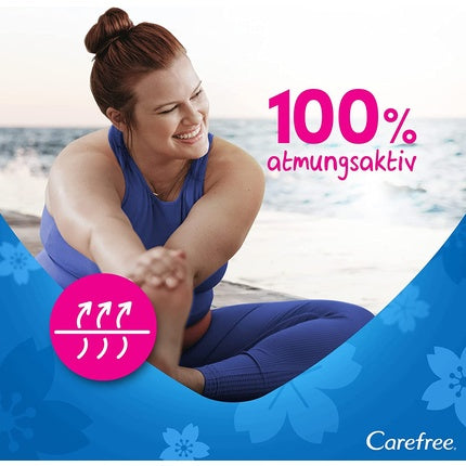 Absorbante zilnice, Carefree, Cotton Feel, parfumate, 56 buc