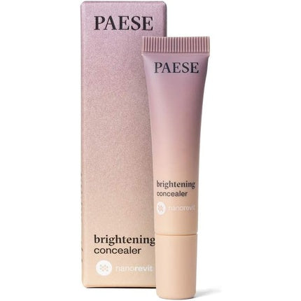 Corector lichid, Paese, Nanorevit Brightening 8.5ml, Light Beige