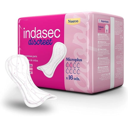 Absorbante incontinenta Indasec Micro Plus, 16 unități