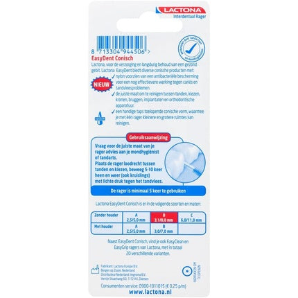 Periuță interdentară, Lactona, Easydent B 3.1-8mm