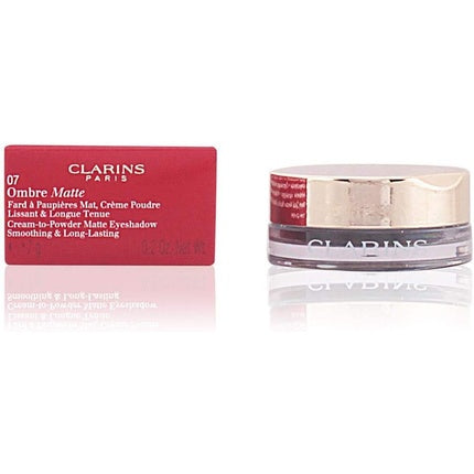 Fard de pleoape, Clarins, Ombre Matte, culoare carbon