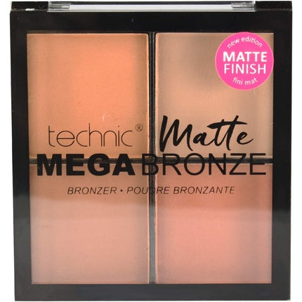 Bronzer Technic Matte Mega, paletă, nuanțe bronz