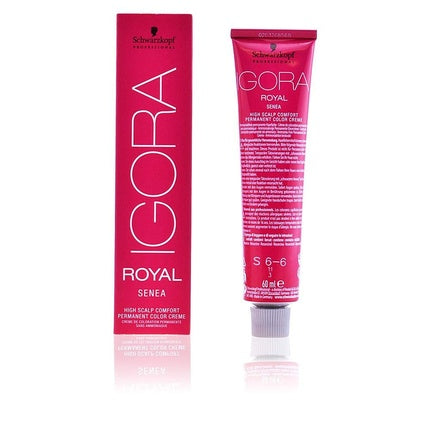 Vopsea de păr, Schwarzkopf, Igora Royal Senea 6-6, blond ciocolatiu