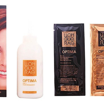 Vopsea de păr, Llongueras, Optima 6.34 Blond Arămiu Închis
