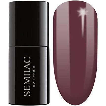 Lac de unghii, Semilac, 030 UV Hybrid Dark Chocolate, 7ml