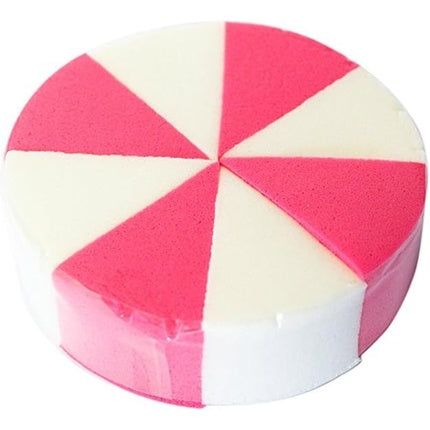 Burete machiaj Beautytime, roz/alb, set 8 bucăți