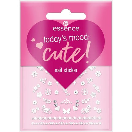 Sticker unghii Essence, Today's Mood, alb