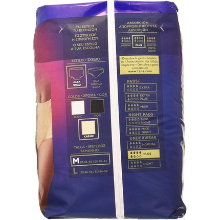 Chiloți Absorbanti, Tena, Silhouette Crème, M, 9 buc