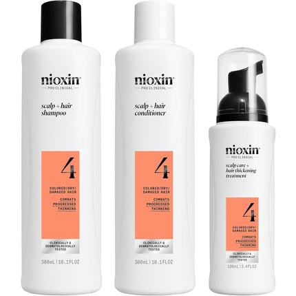 Set Îngrijire Păr, Nioxin, System 4, alb