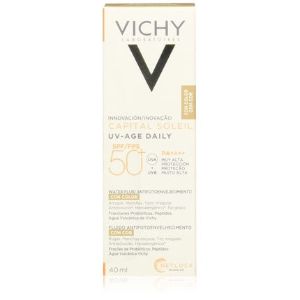 Cremă de Zi Nuanțatoare SPF 50+, Vichy Capital Soleil, 40ml