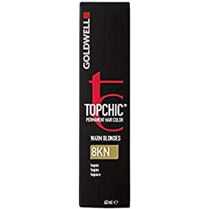 Vopsea de păr permanentă, Goldwell Topchic, 8Kn Topaz, 60ml