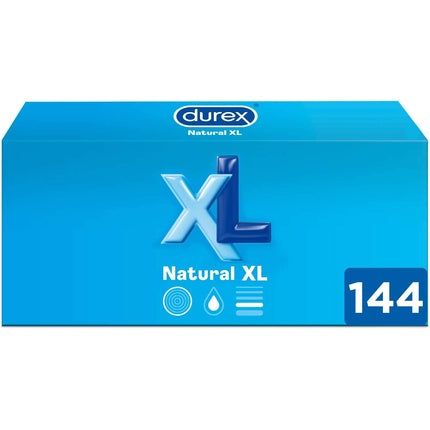 Prezervative Durex Natural XL, albastru, 144 buc