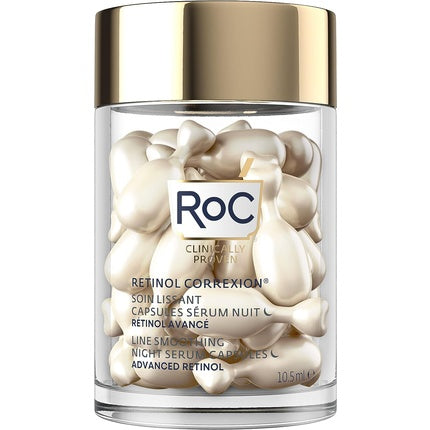 Ser pentru noapte anti-îmbătrânire, RoC Retinol Correxion, 30 capsule