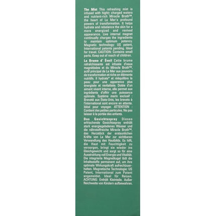 Spray fixare machiaj, La Mer, The Mist, 100ml, transparent