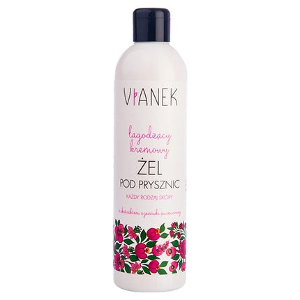 Gel de duș, Vianek, cremă, roz