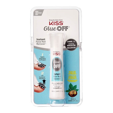 Adeziv pentru unghii false Kiss Glue Off, 30g