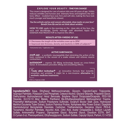 Cremă de zi, Floslek, conturare față, 60+, 50ml