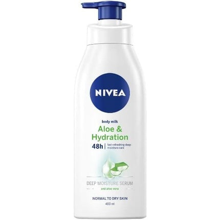 Lotiune de corp, Nivea, Aloe & Hydration, 400ml, 48h hidratare