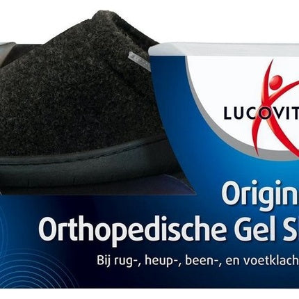 Papuci ortopedici, Lucovitaal, gel, negru, mărime 40-41