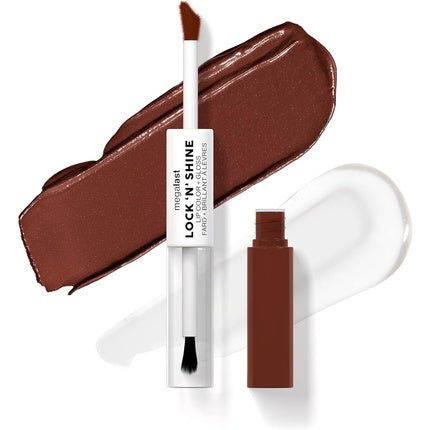 Luciu de buze Wet N Wild Megalast, maro, cu Vitamina E