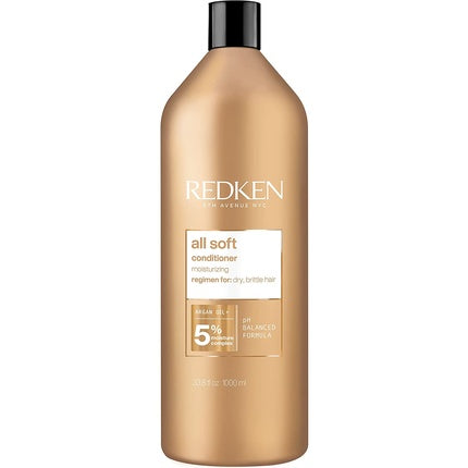 Balsam, Redken, All Soft, 1000 ml, auriu