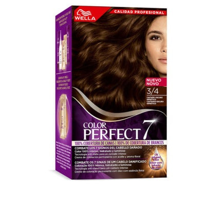 Vopsea de păr, Wella, Color Perfect, castaniu închis