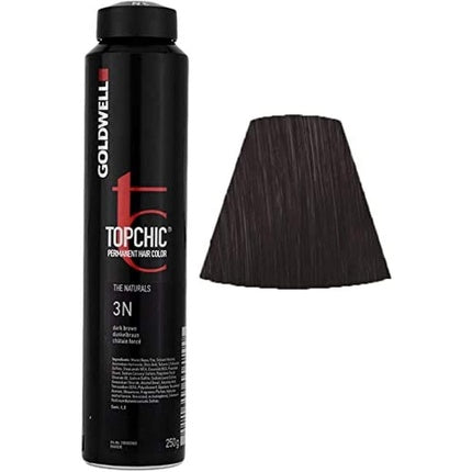 Vopsea permanentă Goldwell Topchic The Naturals, 3N, 250ml