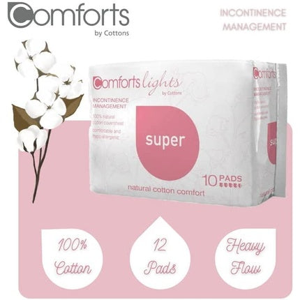 Absorbante, Cottons, Super, bumbac natural