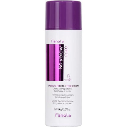 Crema termo-protectoare Fanola No Yellow pentru par blond, decolorat si gri 150ml