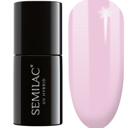 Lac de unghii Semilac, UV, Delicate Pink, 7ml