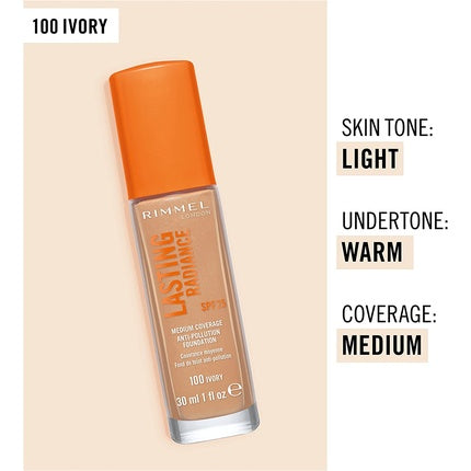 Iluminator, Rimmel, Lasting Radiance, 30ml, Fildeş