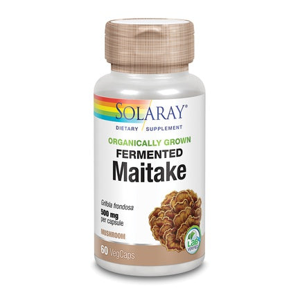 Supliment Maitake, Solaray, 500 mg, 60 capsule
