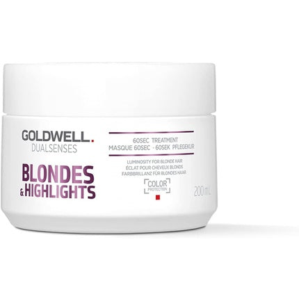 Tratament pentru par blond, Goldwell Dualsenses, 60sec, 200ml