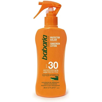 Lotiune protectie solara, Babaria, Aloe Vera, SPF30, 200ml
