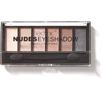 Fard de pleoape, Technic, Nudes, 6 nuanțe sidefate