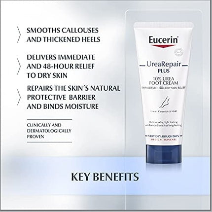 Cremă pentru picioare, Eucerin, UreaRepair Plus, 100ml