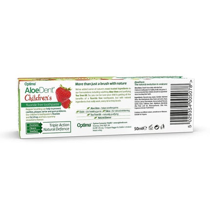 Pastă de dinți copii, Aloe Dent, Căpșuni, 50ml