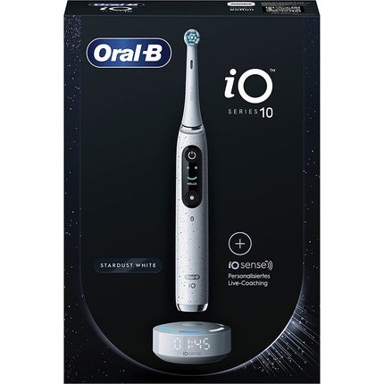 Periuță electrică Oral-B iO Series 10, 7 moduri de curățare, alb stardust