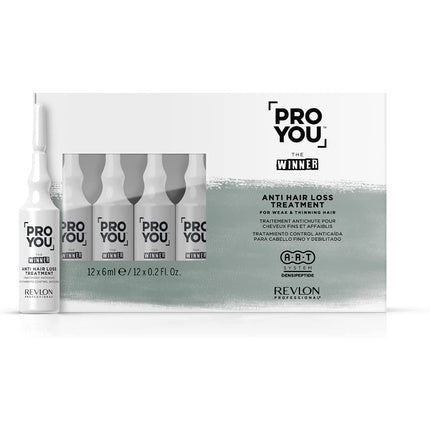 Tratament caderea parului, Revlon, Pro You The Winner, 12x6ml