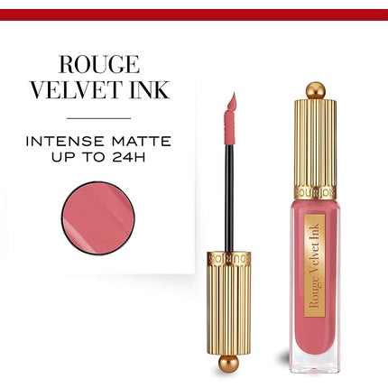 Ruj lichid mat, Bourjois Rouge Velvet Ink, 03 Rose Me Tender, 3.5ml