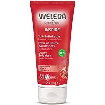 Gel de duș Weleda, Inspire, bio rodie, 200ml