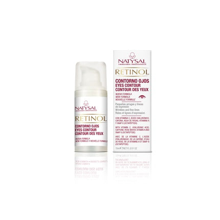 Gel contur ochi, Natysal, retinol, 15 ml