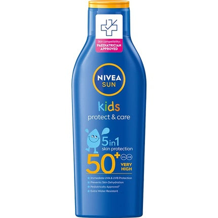 Lotiune pentru copii, Nivea Sun Kids Protect & Care, SPF 50+, 200ml