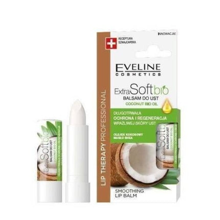 Balsam buze Eveline Extra Soft Bio ulei cocos 4g