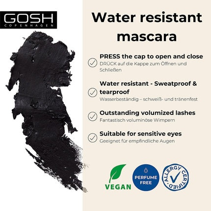 Mascara Gosh Just Click It Waterproof negru intens