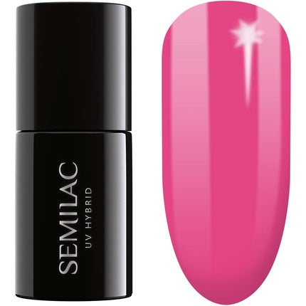 Lac de unghii UV, Semilac, 391 Raspberry Charm, roz